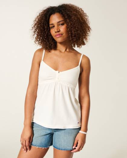 Easy Henley Babydoll Cami