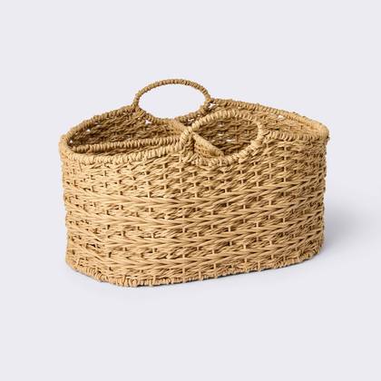 Woven Diaper Caddy with Dividers - Cloud Island™