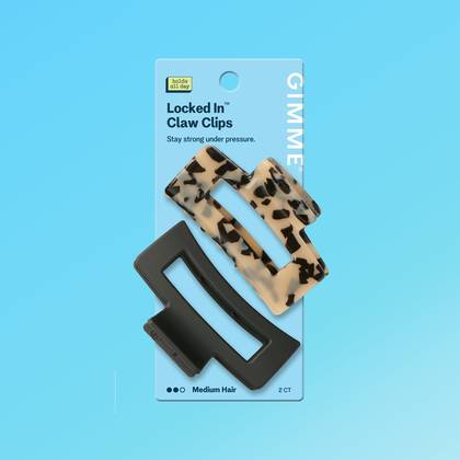 Rectangle Claw Clip Duo