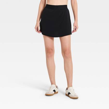 Women's Active Light Woven Skort 15.75" - All In Motion™ Black XS
