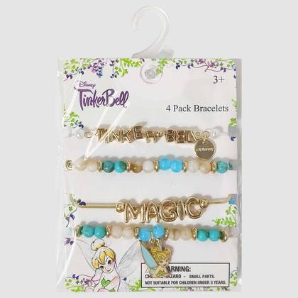 Girls' Tinkerbell Bracelet Set - Gold