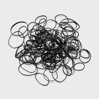 Kids' Medium Polybands - 500ct - Black - Cat & Jack