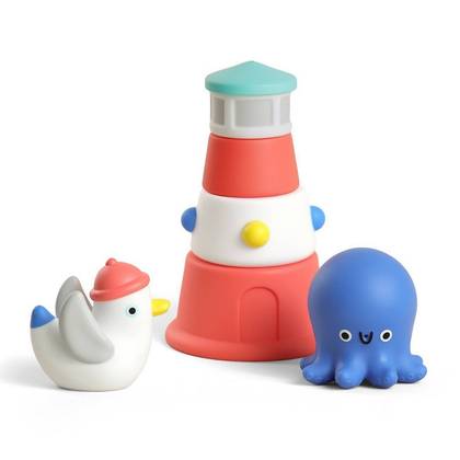 Itzy Ritzy Nautical Bath Stack Set - 5pc