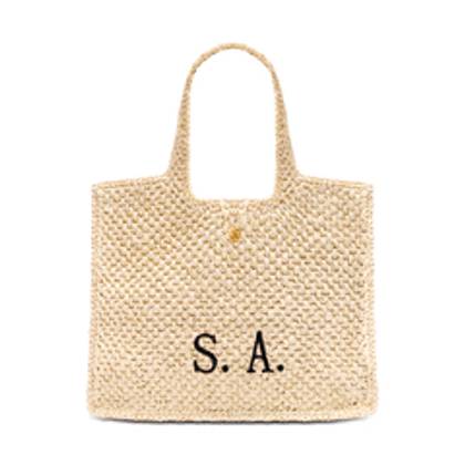 Personalised Raffia Bag