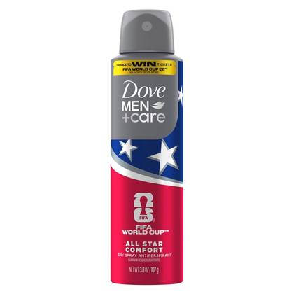 Dove Men+Care FIFA Dry Spray - All Star Comfort - 3.8oz