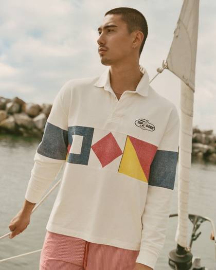 Sperry Long-Sleeve Rugby Polo