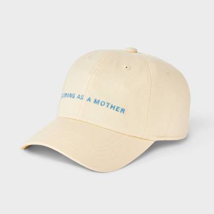 Strong as a Mother Baseball Hat - Universal Thread™ Cream One Size Fits Most