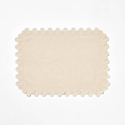 Scallop Placemat -Threshold™ designed with Studio McGee