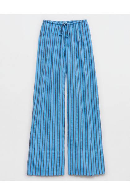 Aerie Day-Off Pant Blue Vinyl