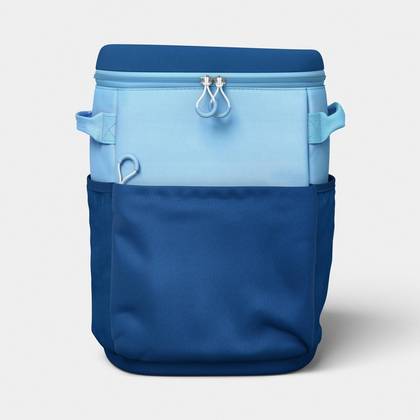 24 Cans/20.4qt Backpack Cooler Blue - Sun Squad™