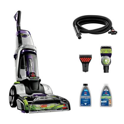 BISSELL ProHeat 2X Revolution Pet Pro Plus Carpet Cleaner 3588 11" Cleaning Path Purple