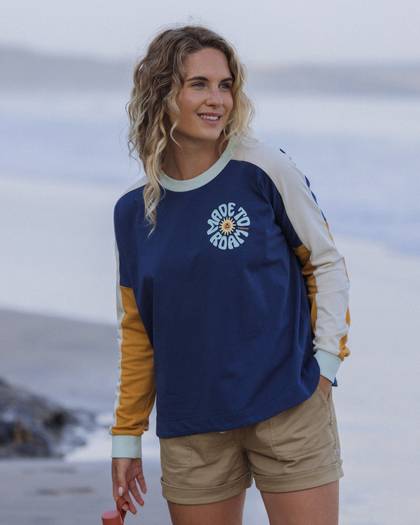 Easy Days Organic Cotton LS T-Shirt - Dark Denim