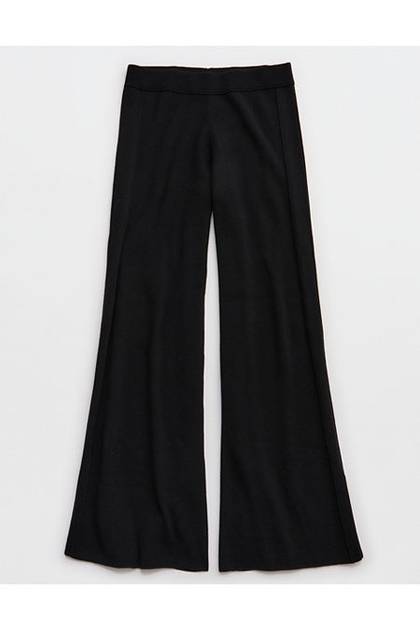 Aerie Sweater Trouser True Black