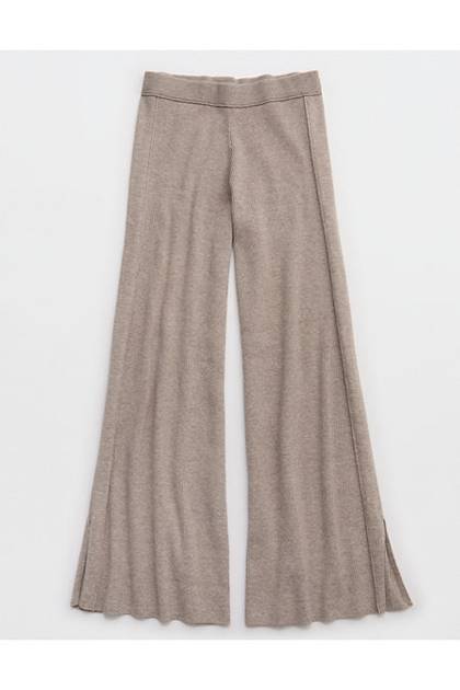 Aerie Sweater Trouser Heathered Taupe