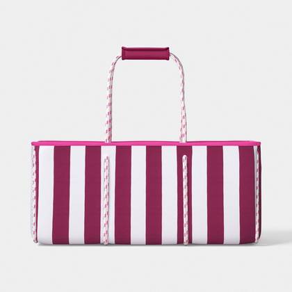 XL Beach Bag Red Stripe - Sun Squad™