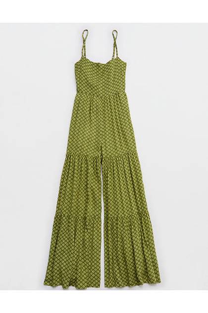 Aerie Party Jumpsuit Meadow Bound