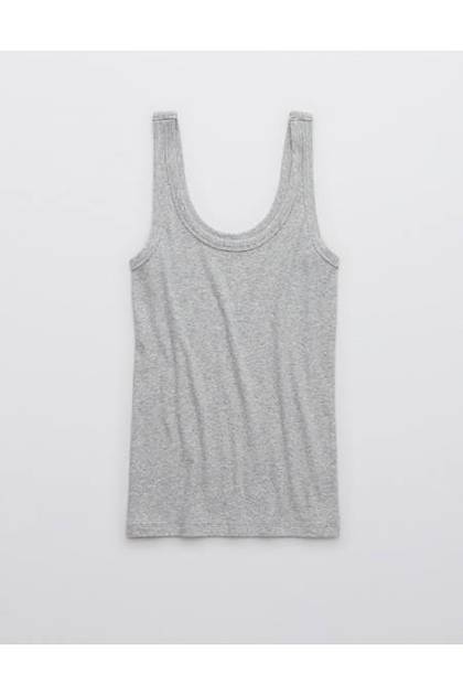 Aerie No BS Tank Top Medium Heather Gray