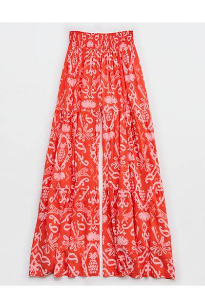 Aerie Party Pant Orange Flare