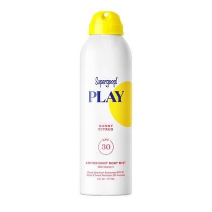 Supergoop! PLAY Antioxidant Body Sunscreen Mist with Vitamin C - SPF 30 - Sunny Citrus - 6 fl oz