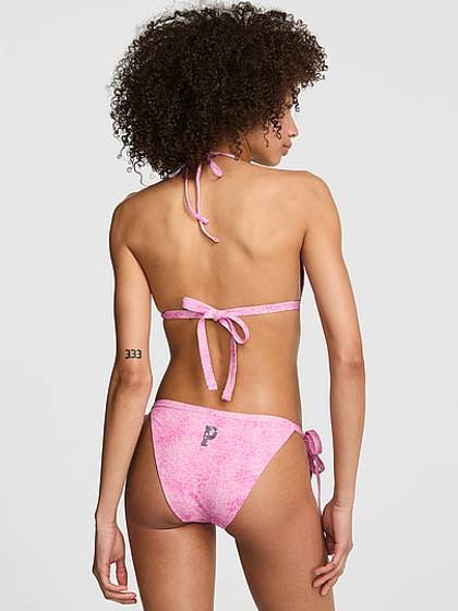 Low-Rise Side-Tie Cheeky Bikini Bottom