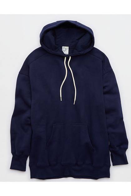 OFFLINE By Aerie Cloud Fleece Oversized Hoodie Royal Navy