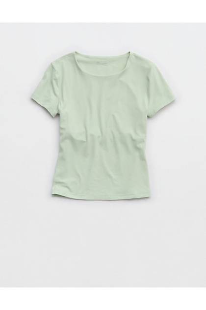 OFFLINE By Aerie Real Me XTRA T-Shirt Aloe