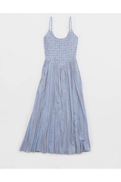 Aerie At The Barre Midi Dress Monaco Blue