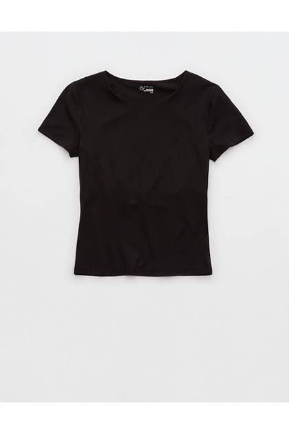 OFFLINE By Aerie Real Me XTRA T-Shirt True Black