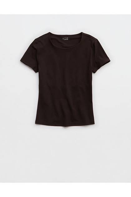 OFFLINE By Aerie Real Me XTRA T-Shirt Deep Earth
