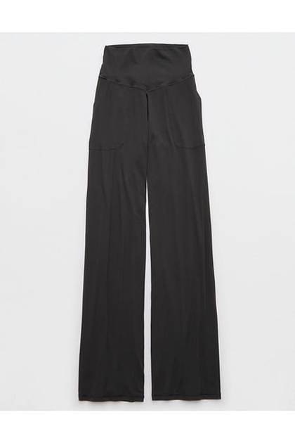 OFFLINE By Aerie Real Me XTRA High Waisted Trouser Smoked Gray