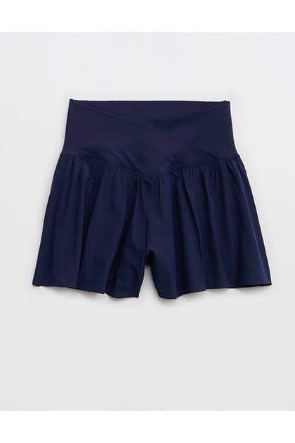 OFFLINE By Aerie Real Me Crossover Flowy Short Navy