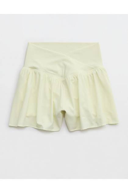 OFFLINE By Aerie Real Me Crossover Flowy Short Green Beam