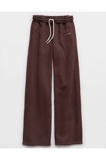 OFFLINE By Aerie Cloud Fleece Trouser Relic