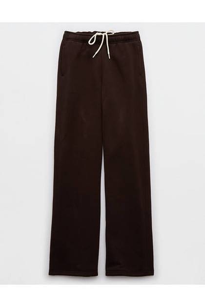 OFFLINE By Aerie Cloud Fleece Trouser Deep Earth