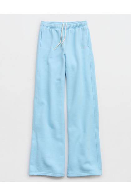 OFFLINE By Aerie Cloud Fleece Trouser Divine Blue