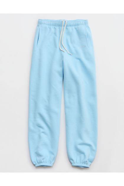 OFFLINE By Aerie Cloud Fleece Baggy Jogger Divine Blue