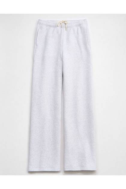 OFFLINE By Aerie Cloud Fleece Trouser Light Heather Gray