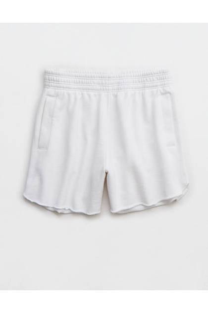 Aerie On My Way! High Waisted Short White