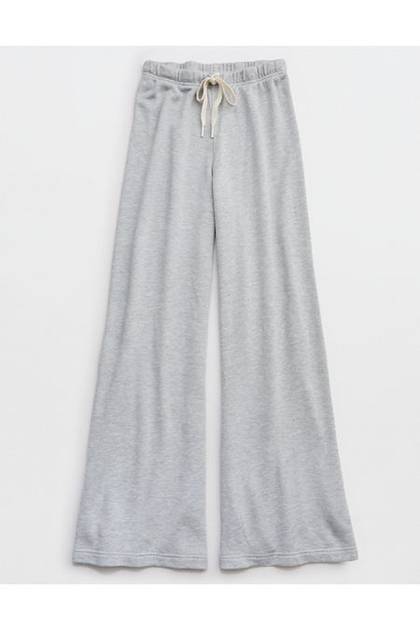 OFFLINE By Aerie Keep It 100 Terry Trouser Medium Heather Gray