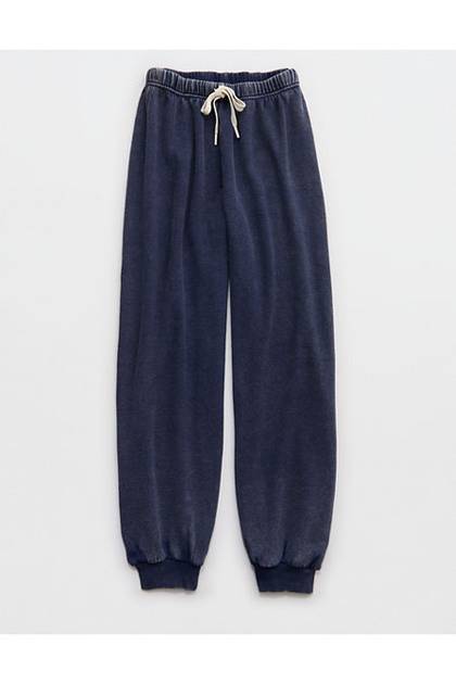 OFFLINE By Aerie Keep It 100 Terry Jogger Royal Navy