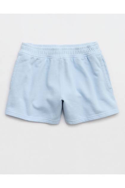 Aerie Textured Short Eyelet Blue