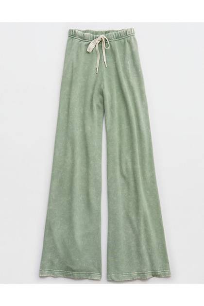 OFFLINE By Aerie Keep It 100 Terry Trouser Hiker Olive