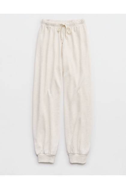 OFFLINE By Aerie Keep It 100 Terry Jogger Heather Frost