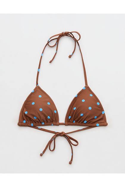 Aerie String Triangle Bikini Top Universe