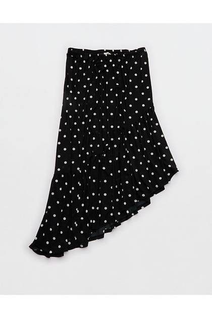 Aerie Mesh Skirt True Black