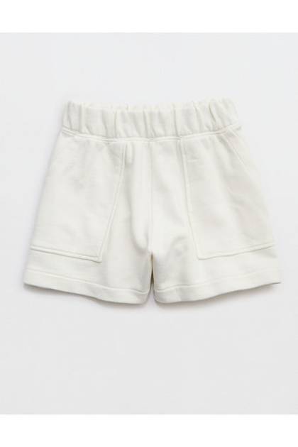 Aerie Go-To Fleece Short Soft Muslin