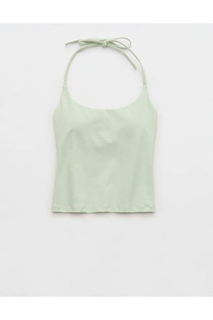 OFFLINE By Aerie The Hugger Halter Top Aloe