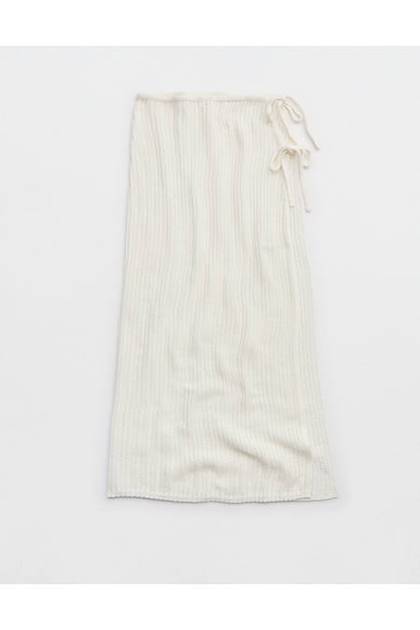 Aerie Crochet Wrap Sarong Soft Muslin