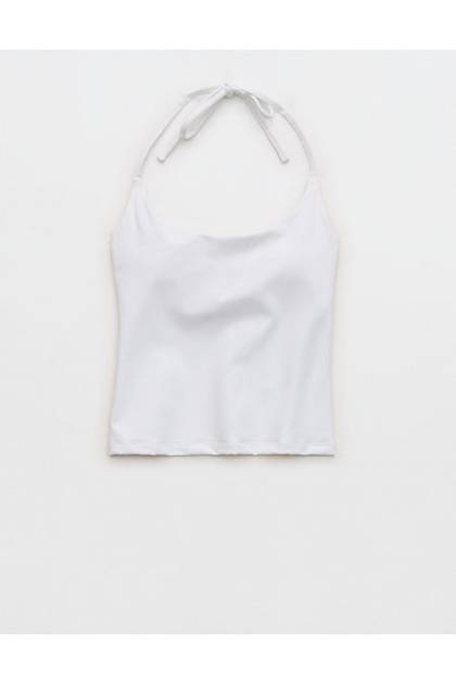 OFFLINE By Aerie The Hugger Halter Top White