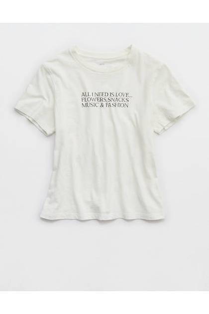 Aerie Vintage T-Shirt Soft Muslin